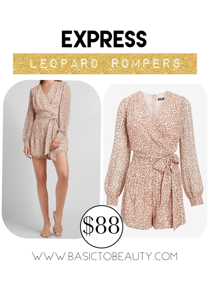 05/07/2021 Daily Look: Leopard Rompers from Express under $100